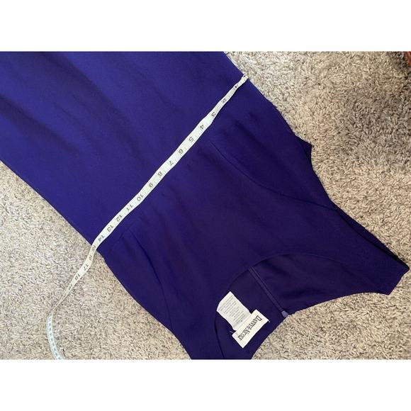 Danny &‎ Nicole Purple Flowy Dress Sleeveless Size 8 Lined - Picture 6 of 8